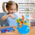 Wooden Magnetic Fishing Toy Montessori Stacking Game and Beaded Sorter Set